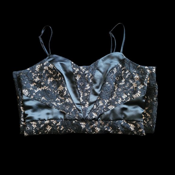 Parker Black Mia Sweetheart Lace Combo Dress - Picture 6 of 10